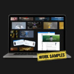 Digital content design work samples laptop featured image