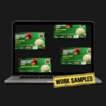 Poster design work samples laptop featured image