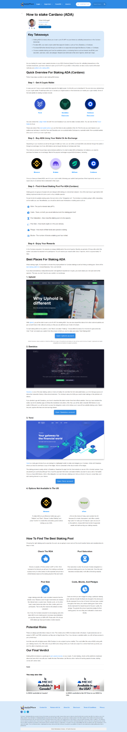 Blog Post on Crypto Blog Website